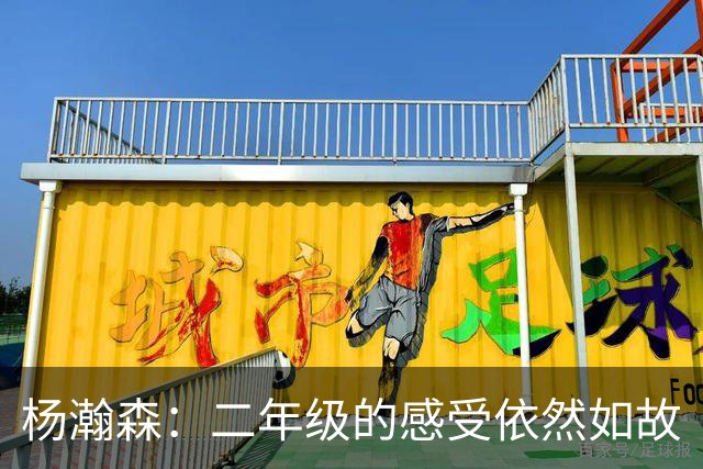 杨瀚森：二年级的感受依然如故